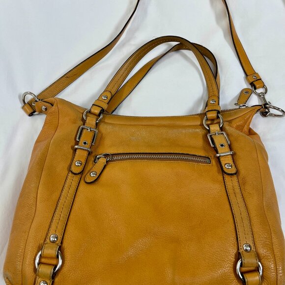 Coach Alexandra Yellow Leather 15273 handbag satchel-style tote - Picture 12 of 12